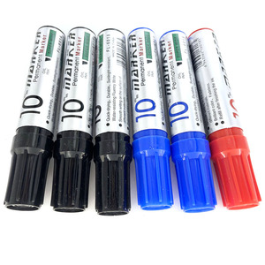 Marcador Permanente Jumbo con Punta de Cincel, Ancho de Escritura de 10 mm, Varios Colores, Opción de Logotipo Personalizado para Uso en Oficina - Product Image 1
