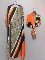 Múltiples tipos de vestido Dashiki africano a granel con estampado de Ankara Flowy Kaftan tradicional suelto de manga larga Boubou