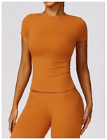 Offres Spéciales été produits populaires 2024 femmes taille blanc plaine T-Shirt été nouvelles femmes mode vêtements Sport T-shirt à manches courtes