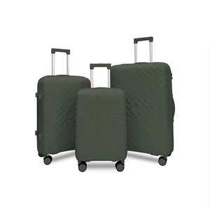 Valise DiLang de luxe classique, grande capacité, étanche, antivol, avec doublure en polyester PP, légère, 4 roues, écologique - Product Image 4
