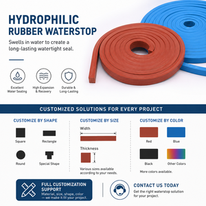 Cinta Selladora de Juntas Waterstop Tipo <span class=keywords><strong>Masilla</strong></span> de Bentonita de Instalación Rápida para Juntas de Hormigón, Alta Resistencia y Ecológica - Product Image 5