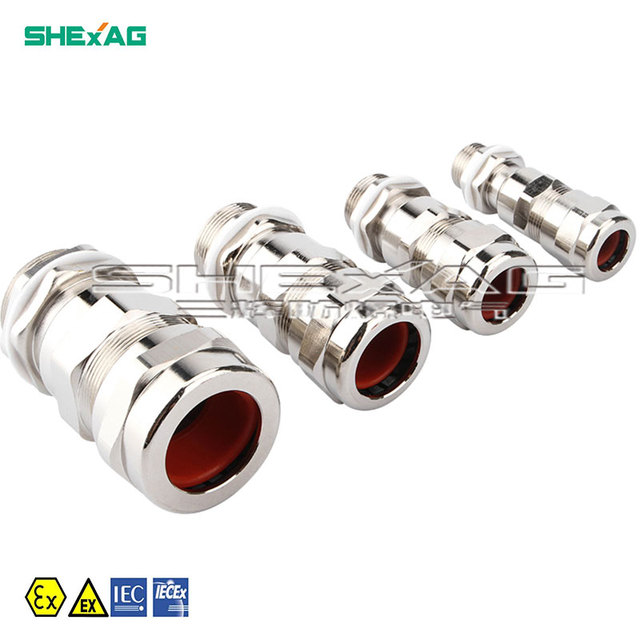 Free Sample Explosion Proof Cable Gland Armoured Cg,1/2 Npt Metal Ex Cable Gland