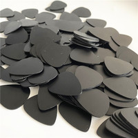 Mini-étiquette NFC en PVC noir pleine bande, passive, NTAG215, 504 octets, 13,56 MHz, pour lecture/écriture Android/iOS, idéale pour les plectres de guitare et la musique