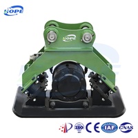 Compacteur vibrant hydraulique HOPE Excellent avec plateforme à embrayage pour excavatrices de 5 à 9 tonnes, 2000 tr/min, compactage durable du sol