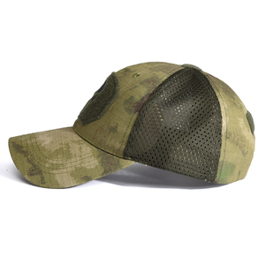 Al aire libre al por mayor de alta calidad de verano mujeres hombres bordado parches malla camuflaje personalizado Camo camionero sombreros - Product Image 4