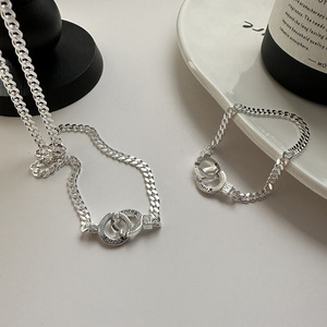 Personalizado S925 plata esterlina <span class=keywords><strong>100</strong></span>% Real sólido S925 joyería de plata cadena de eslabones cubanos estilo Hiphop collar de cadena de eslabones cubanos - Product Image 4
