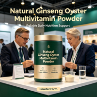 Poudre de Multivitamines Naturelles au Ginseng et aux Huîtres, Complément Alimentaire Énergisant Anti-Fatigue, Marque Privée