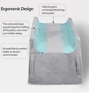 Oreiller ergonomique en forme <span class=keywords><strong>de</strong></span> U pour les jambes, en mousse haute densité, pour le soutien des jambes, oreiller <span class=keywords><strong>de</strong></span> récupération à domicile/en clinique, usine avec plus <span class=keywords><strong>de</strong></span> 10 ans d'expérience - Product Image 2