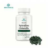 Complément alimentaire en comprimés de spiruline de haute qualité, extrait de spiruline verte et bleue, capsules de spiruline certifiées ISO22000/biologiques/HALAL