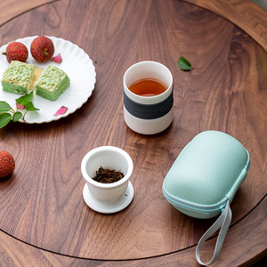 Portable Travel Tea Set Porcelain Lightweight Outdoor <b>Teacup</b> Gongfu Tea Cup Single Office Use - Product Image 3