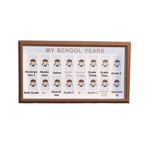Marco de Fotos Conmemorativo para Bebés, <span class=keywords><strong>Modelo</strong></span> <span class=keywords><strong>036</strong></span>, para Registrar el Crecimiento de los Niños en el Campus, con Espacio para Foto de Identificación de 1 Pulgada, Venta al Por Mayor - Product Image 1