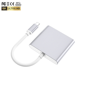 适用于笔记本电脑的3合1 <span class=keywords><strong>USB</strong></span> <span class=keywords><strong>C</strong></span>型集线器hdmi集线器分离器<span class=keywords><strong>USB</strong></span> 3.0 4k高清电视PD USB3.0适配器 - Product Image 5