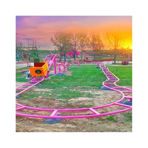 Divertimento commerciale a buon mercato parco per bambini giardino mini cortile intrattenimento genitore-figlio giro montagne russe in vendita - Product Image 2