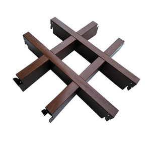 Paneles de Rejilla de Aluminio Artísticos Modernos de Alta Calidad, Diseño de Celdas Abiertas Ignífugos y Resistentes a la Humedad para Techos de Uso Comercial - Product Image 1