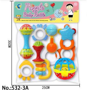 Fournisseur <span class=keywords><strong>de</strong></span> jouets chinois Jouet pour bébé nourrisson Cadeau 3 mois et plus <span class=keywords><strong>Image</strong></span> <span class=keywords><strong>de</strong></span> dessin animé 11 pièces Jouets <span class=keywords><strong>hochet</strong></span> pour bébé - Product Image 4
