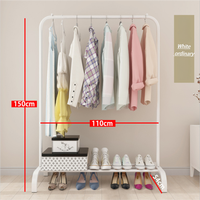 Porte-manteaux simples, robustes et stables, sur pied, pour intérieur, rangement de vêtements de chambre, supports à vêtements domestiques