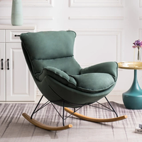 Sillón Tipo Huevo con Respaldo Extensible Personalizable, Estilo Moderno para Sala de Estar, Dormitorio, Apartamento, Hotel, Tapizado en Tela