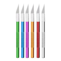 Foska – Kit de 5 Lames de Précision pour Gravure, Artisanat, Bricolage, Réparation de Modèles, Sculpture et Scalpel Multi-usages