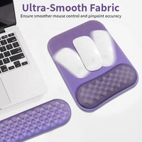 Cloud repose-poignet mousse à mémoire ensemble de tapis de souris jeu vert tapis de souris ordinateur nuage tapis de souris ensemble bureau Support clavier pour bureau