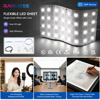 Feuille LED flexible super fine 24V découpable pour publicité, panneau LED flexible avec lentille pour rétroéclairage de comptoir en onyx artificiel