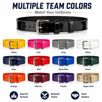 Ceinture de baseball personnalisée pour uniforme sportif d'équipe, pour jeunes et adultes, ligue scolaire, tournoi, OEM ODM