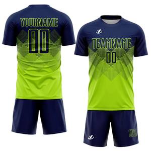 Camiseta de Fútbol Personalizada de Secado Rápido, 100% Poliéster, Transpirable, Reversible, Conjunto de Camiseta de Fútbol Personalizada - Product Image 1