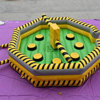 Parcours d'obstacles gonflable personnalisé EASYFUN Meltdown Wipeout pour la location