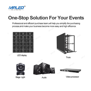 Paneles de Pantalla LED de Alquiler para Escenarios a Todo Color MPLED P3.91 P4.81 P2 P3 P4 P6 P8 P10, Pantalla LED para Interiores y Exteriores RA-P3.91 - Product Image 1