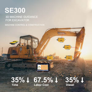 نظام توجيه حفارة بنظام تحديد المواقع عالي الدقة جهاز تحكم عن بعد SE300 TX63 مخصص OEM دعم تلبية احتياجات الحفر المختلفة - Product Image 2