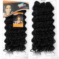 Extensions de cheveux synthétiques BELEZA, tissage bouclé, 16 pouces, 160g, couleur naturelle, extensions de cheveux à ondulations profondes