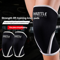 Vente en gros personnalisée haltérophilie genouillères en néoprène Rodilleras 7mm gymnastique sport Compression genouillères soutien orthèse