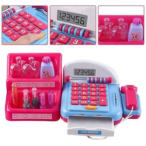 Juguetes de belleza para niñas juguete de maquillaje <span class=keywords><strong>caja</strong></span> <span class=keywords><strong>registradora</strong></span> de supermercado para niños - Product Image 4