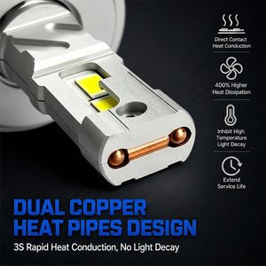 Phare LED H4 160W 50000LM Super Lumineux Kit Canbus Pour Voiture Plug and Play Pour le Marché du Mexique et du Brésil - Product Image 3
