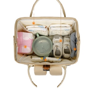 OEM/ODM Custom Multi-Functional Insulated Waterproof Eco-Friendly Oxford Material Diaper Bag <b>Backpack</b> Portable Double-Layer - Product Image 3