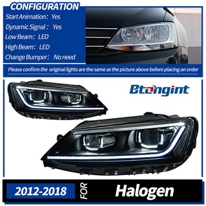 Светодиодные фары головного света с автоматическим включением, подходят для моделей Sagitar 2012-2018 годов, новые фары, модифицированные светодиодные дневные ходовые огни - Product Image 3