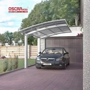 Abri de <span class=keywords><strong>voiture</strong></span> moderne <span class=keywords><strong>en</strong></span> alliage d'aluminium pour 2 véhicules, abri de jardin, abri de stationnement, abri de <span class=keywords><strong>voiture</strong></span> <span class=keywords><strong>en</strong></span> métal, livraison directe - Product Image 1
