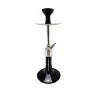 Kit Chicha France Style Pro X à Tuyau Unique avec Miroir, en Acier Inoxydable de Haute Qualité, Prêt à Expédier, Éclairage LED, Design Mini