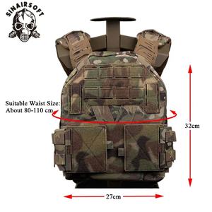 Gilet tactique léger et respirant à dégagement rapide pour la chasse en extérieur, porte-plaques de combat réglable - Product Image 3