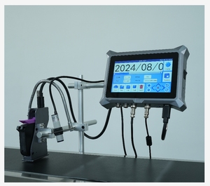 Imprimante jet d'encre en ligne continue pour ligne de production à haute vitesse, pour l'impression du numéro de <span class=keywords><strong>lot</strong></span>, de la date d'expiration et du code de <span class=keywords><strong>lot</strong></span> sur les boîtes en <span class=keywords><strong>carton</strong></span> - Product Image 1