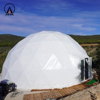 Grande tente géodésique d'extérieur Igloo 6m, dôme de glamping pour le camping