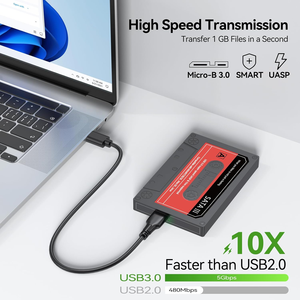 Modèle de bande <span class=keywords><strong>classique</strong></span> boîtier de <span class=keywords><strong>disque</strong></span> <span class=keywords><strong>dur</strong></span> 2.5 pouces HDD SSD SATA vers USB 3.0 boîtier de <span class=keywords><strong>disque</strong></span> <span class=keywords><strong>dur</strong></span> externe pour ordinateur portable - Product Image 2