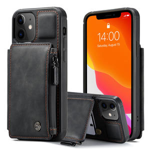 Étui portefeuille en <span class=keywords><strong>cuir</strong></span> de luxe pour téléphone portable, accessoire pour <span class=keywords><strong>Iphone</strong></span> 13 12 11 pro, max 7 8 X Xr <span class=keywords><strong>Se</strong></span> <span class=keywords><strong>2020</strong></span> - Product Image 2