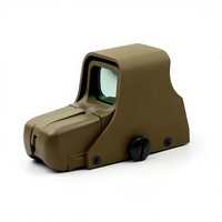 Lunette de visée tactique de chasse SCGD 551 Red Film Night Vision, réglable, 1X, avec point rouge, fabrication en aluminium durable.