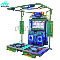 Machine d'arcade Dance Dance Revolution à monnayeur, directement de l'usine, garantie 12 mois, pour parcs d'attractions intérieurs, version anglaise