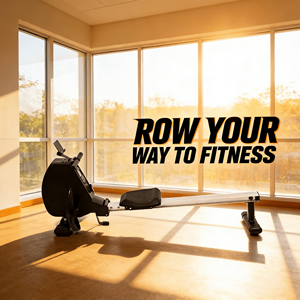 VIGFIT Rameur magnétique pliable silencieux moderne pour usage domestique, équipement de fitness pour brûler les graisses du corps entier, machine à ramer d'intérieur - Product Image 4