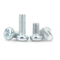 Verzinkte Phillips-Flachkopfschraube Kreuzschlitz-Maschinenschraube M2 M3 M4 M5 Stahl-Befestigungselement 4mm 10mm 20mm 40mm 50mm
