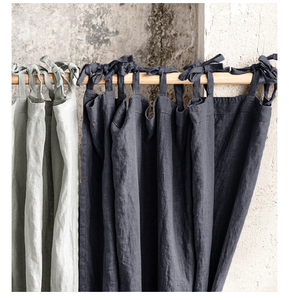 <span class=keywords><strong>Tende</strong></span> Moderne ed Eleganti per Arredamento Casa in 100% Puro Lino Francese Lavato, Ecologiche e Naturali, per Finestre di Camera da Letto/Soggiorno - Product Image 2