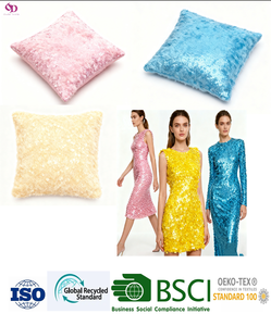 Tessuto di lusso Jacquard intrecciato rosa con paillettes ricamato in <span class=keywords><strong>Chiffon</strong></span> per donne e ragazze gonna abito da sera da sposa borse di moda - Product Image 2