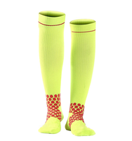 En ligne personnalisé hommes Sport Baseball Football Football Club longues chaussettes sur le genou haute chaussette de football