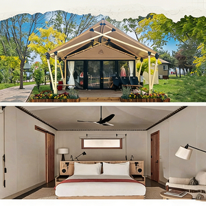 Tente d'hôtel chez l'habitant Camp de luxe sauvage Nomadic Resort Scenic Area Farmhouse Tea Garden <span class=keywords><strong>Camping</strong></span> Site One Bedroom Tent House - Product Image 3